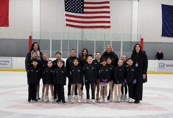 Group of kids in skating class